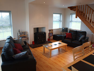 Open Plan Living Area at 8 Gables Self Catering Accommodation, Sligo, Ireland