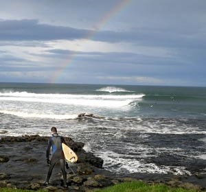 Surfing at Easkey